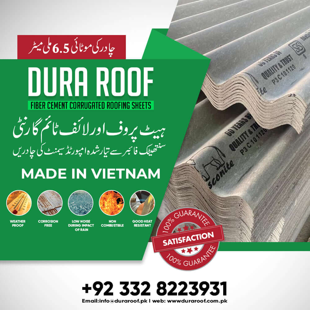 Dura Roof Fiber Cement Corrugated Roofing Sheets